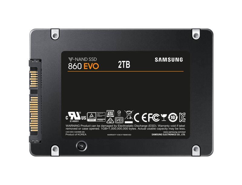SSD Samsung EVO 860 2TB černý, SSD, Samsung, EVO, 860, 2TB, černý