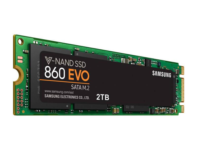 SSD Samsung EVO 860 2TB M.2 černý, SSD, Samsung, EVO, 860, 2TB, M.2, černý