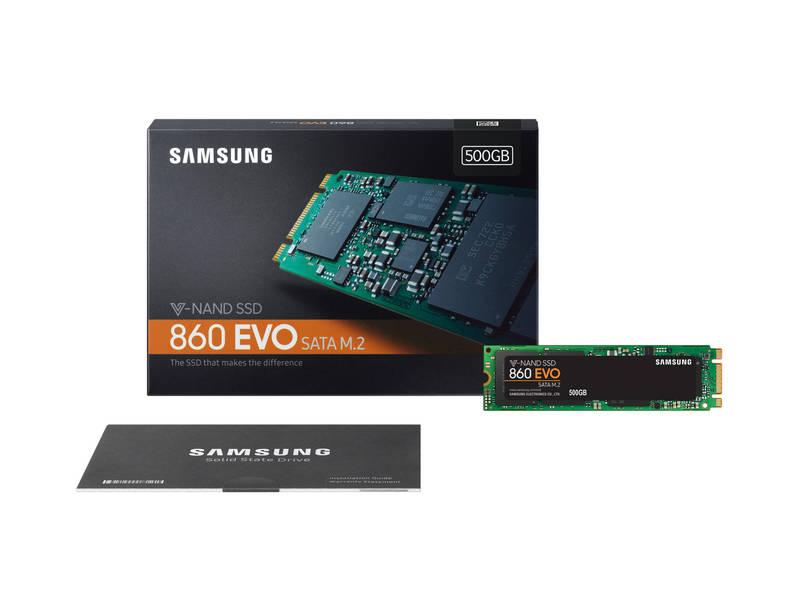 SSD Samsung EVO 860 500GB M.2 černý, SSD, Samsung, EVO, 860, 500GB, M.2, černý