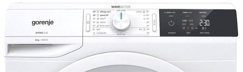 Automatická pračka Gorenje Essential WE62S3 bílá, Automatická, pračka, Gorenje, Essential, WE62S3, bílá