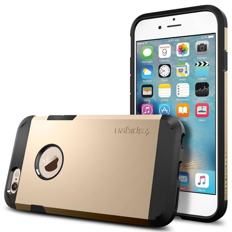 Kryt na mobil Spigen Tough Armor pro Apple iPhone 6 6s - champagne gold, Kryt, na, mobil, Spigen, Tough, Armor, pro, Apple, iPhone, 6, 6s, champagne, gold