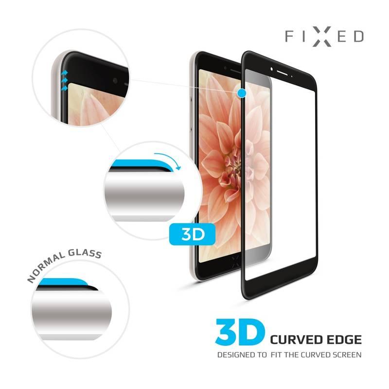 Ochranné sklo FIXED 3D Full-Cover pro Apple iPhone 7 Plus 8 Plus černé, Ochranné, sklo, FIXED, 3D, Full-Cover, pro, Apple, iPhone, 7, Plus, 8, Plus, černé