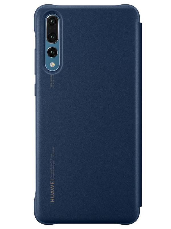 Pouzdro na mobil flipové Huawei Original Smart View pro P20 Pro modré