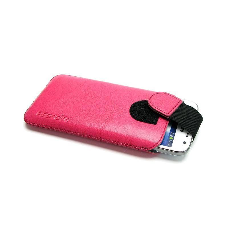 Pouzdro na mobil FIXED Soft Slim, velikost 5XL růžové