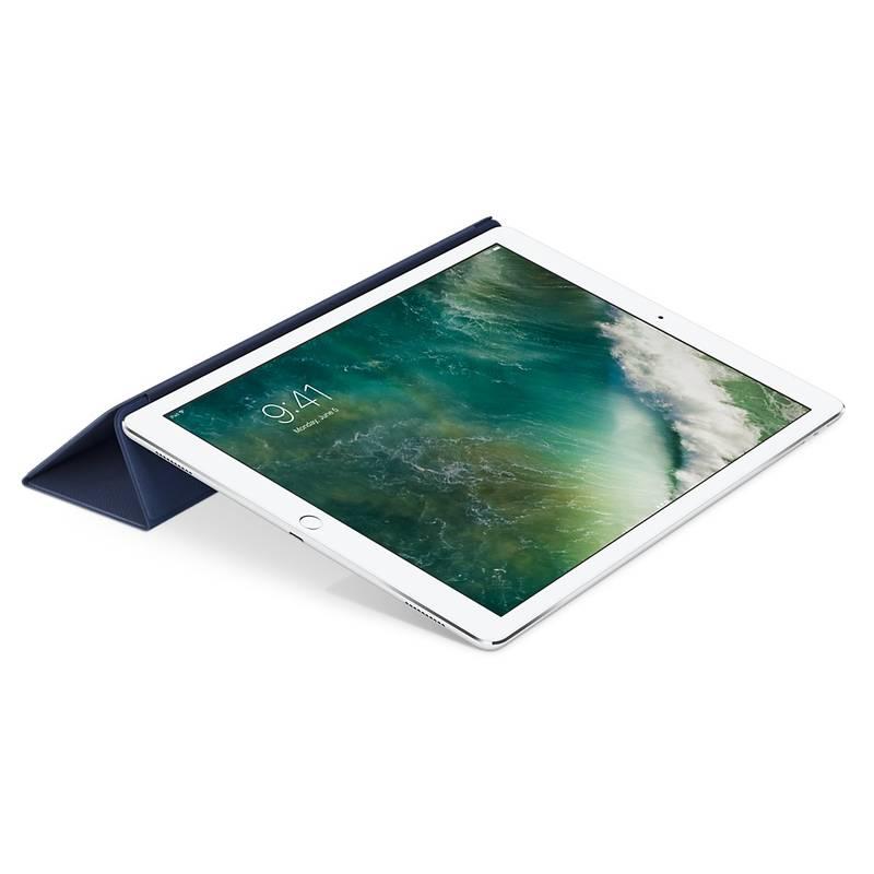 Pouzdro na tablet polohovací Apple Leather Smart Cover pro iPad Pro 12,9" - Půlnočně modré