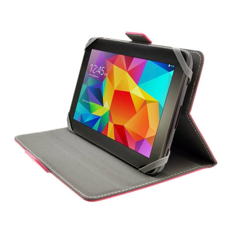 Pouzdro na tablet polohovací FIXED Novel pro tablety 7-8" růžové