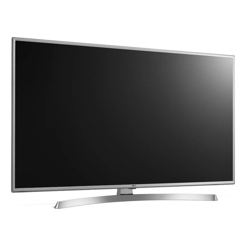 Televize LG 43UK6950PLB stříbrná, Televize, LG, 43UK6950PLB, stříbrná