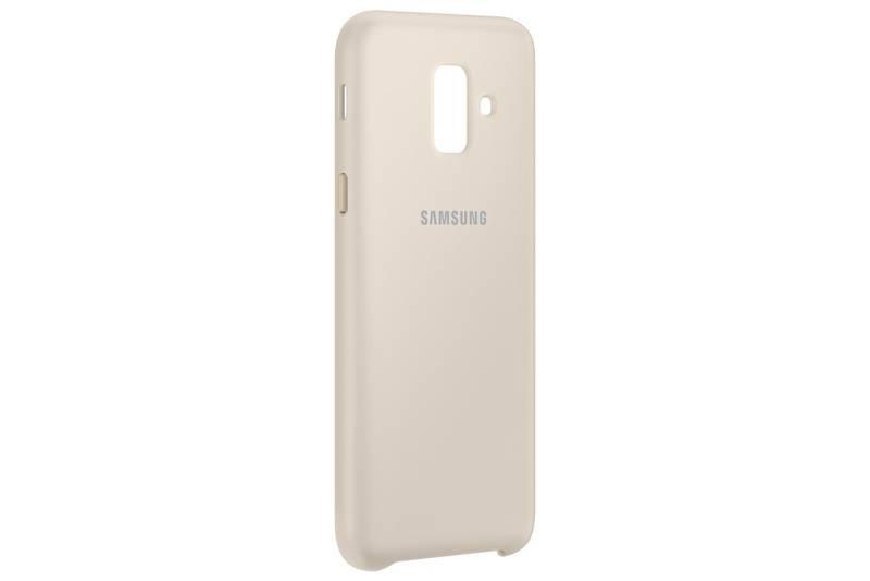 Kryt na mobil Samsung Silicon Cover pro Galaxy A6 zlatý