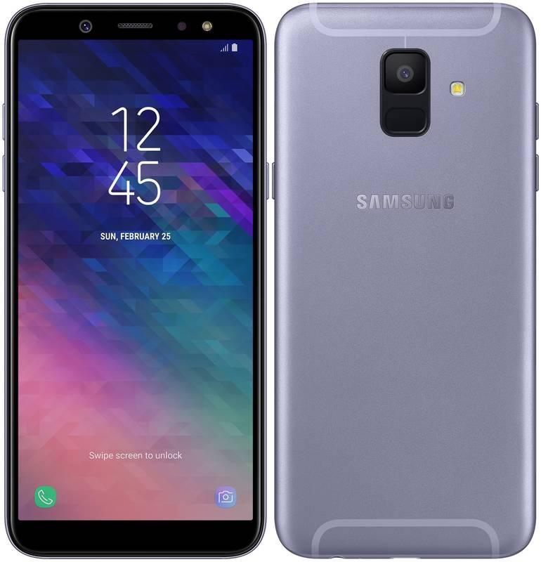 Mobilní telefon Samsung Galaxy A6 fialový, Mobilní, telefon, Samsung, Galaxy, A6, fialový