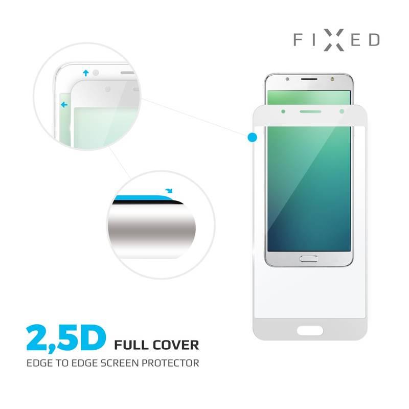 Ochranné sklo FIXED Full-Cover pro Nokia 6 bílé, Ochranné, sklo, FIXED, Full-Cover, pro, Nokia, 6, bílé