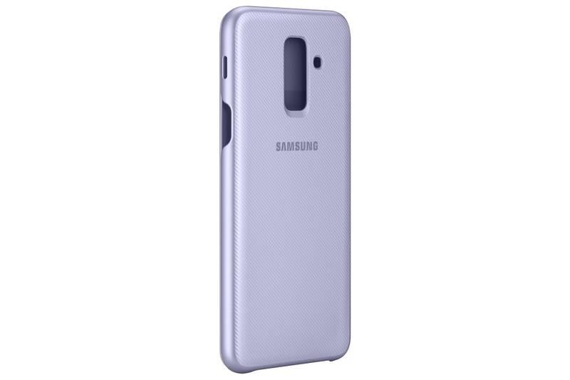 Pouzdro na mobil flipové Samsung Wallet Cover pro Galaxy A6 - levandulová