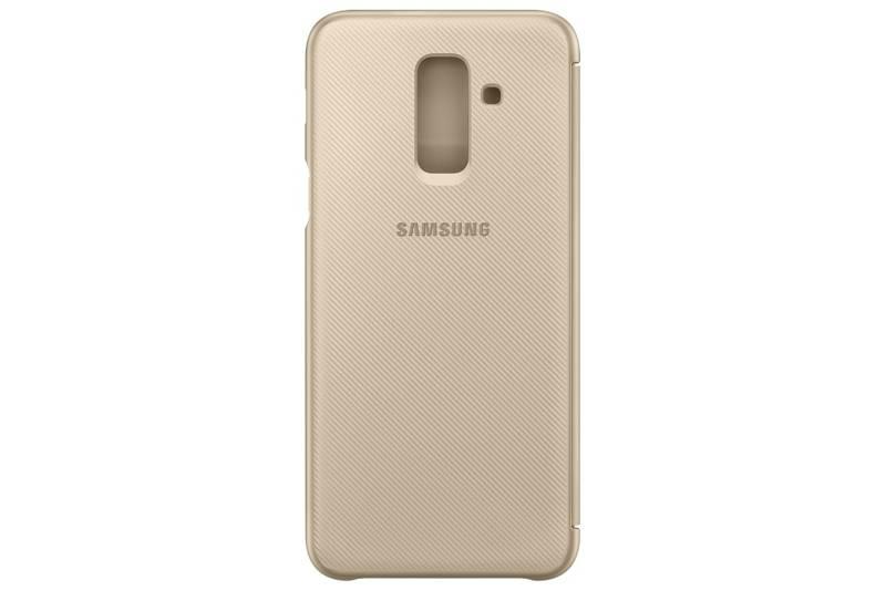 Pouzdro na mobil flipové Samsung Wallet Cover pro Galaxy A6 zlaté, Pouzdro, na, mobil, flipové, Samsung, Wallet, Cover, pro, Galaxy, A6, zlaté