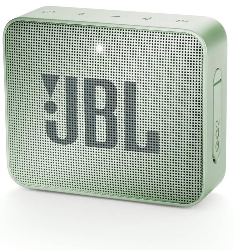 Přenosný reproduktor JBL GO 2 Mint zelený, Přenosný, reproduktor, JBL, GO, 2, Mint, zelený