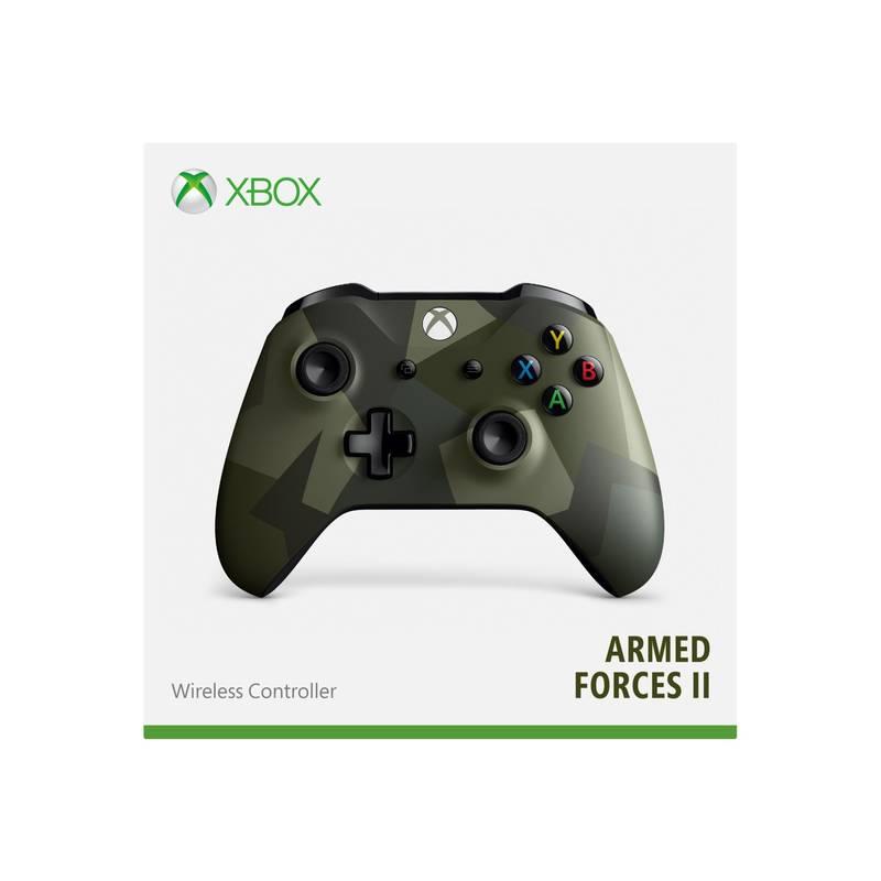Gamepad Microsoft Xbox One S Wireless - Special Edition Armed Forces II, Gamepad, Microsoft, Xbox, One, S, Wireless, Special, Edition, Armed, Forces, II