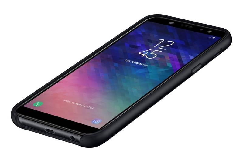 Kryt na mobil Samsung Silicon Cover pro Galaxy J6 černý
