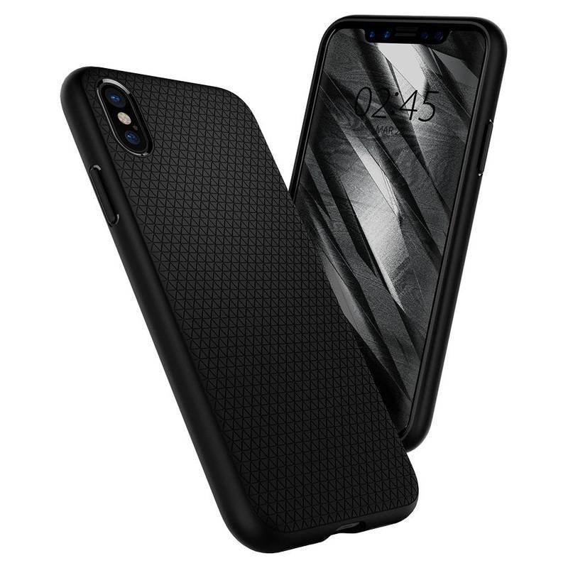 Kryt na mobil Spigen Liquid Air pro Apple iPhone X černý, Kryt, na, mobil, Spigen, Liquid, Air, pro, Apple, iPhone, X, černý