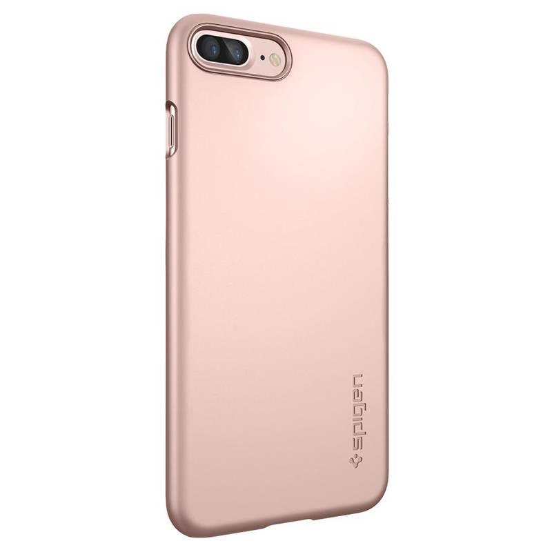 Kryt na mobil Spigen Thin Fit pro Apple iPhone 7 Plus růžový