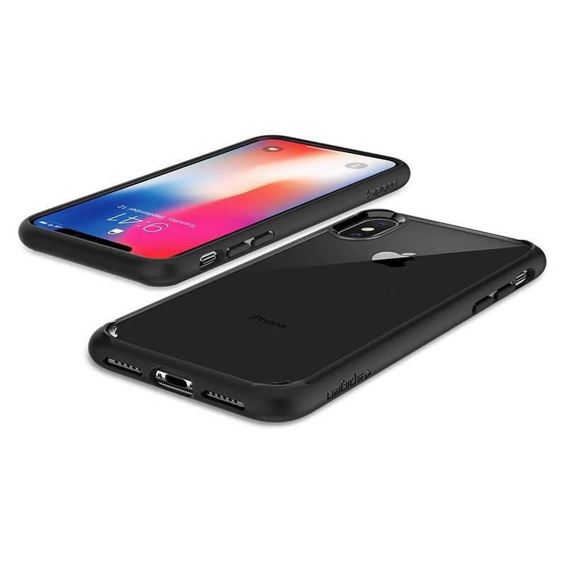 Kryt na mobil Spigen Ultra Hybrid pro Apple iPhone X černý