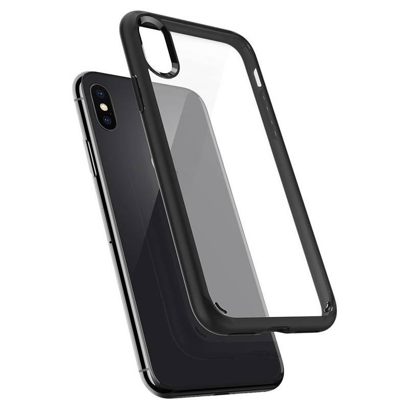 Kryt na mobil Spigen Ultra Hybrid pro Apple iPhone X černý