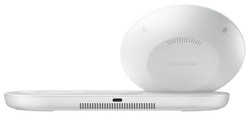 Nabíjecí podložka Samsung duální bílá, Nabíjecí, podložka, Samsung, duální, bílá