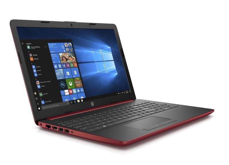 Notebook HP 15-db0030nc červený