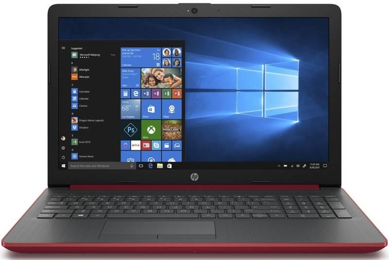 Notebook HP 15-db0035nc červený