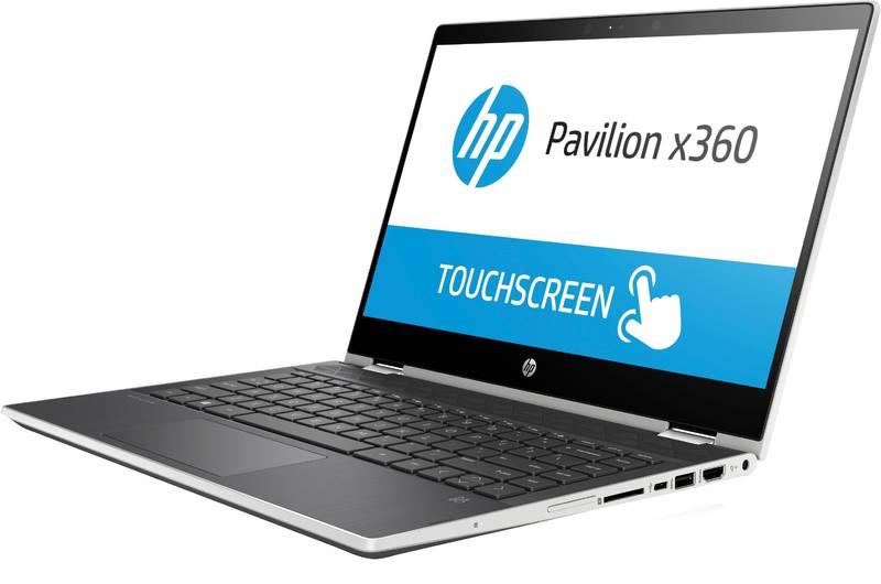 Notebook HP Pavilion x360 14-cd0007nc černý stříbrný, Notebook, HP, Pavilion, x360, 14-cd0007nc, černý, stříbrný