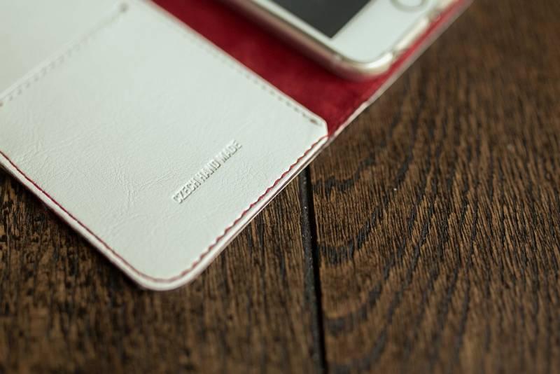 Pouzdro na mobil flipové FIXED FIT pro Huawei P Smart bílé