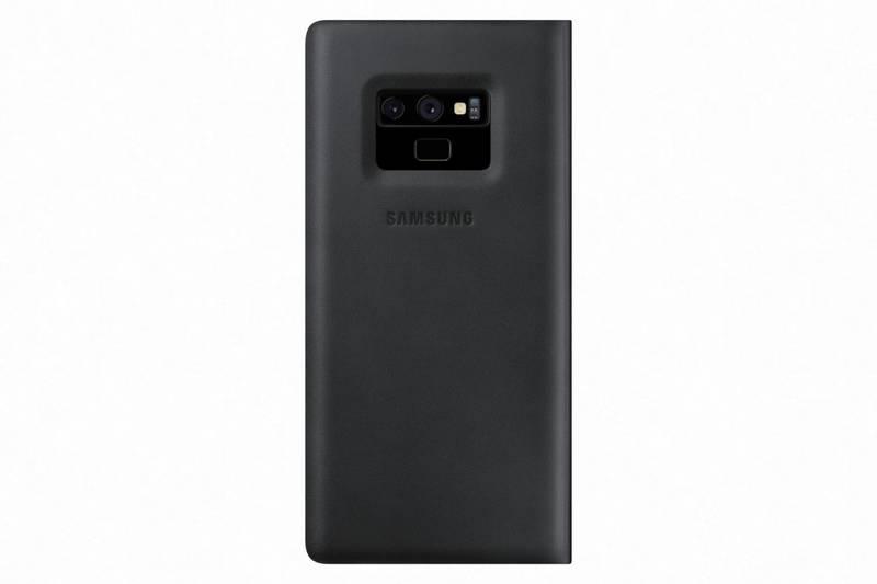 Pouzdro na mobil flipové Samsung Leather View Cover pro Galaxy Note 9 černé