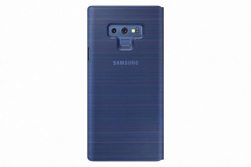 Pouzdro na mobil flipové Samsung LED View pro Galaxy Note 9 modré