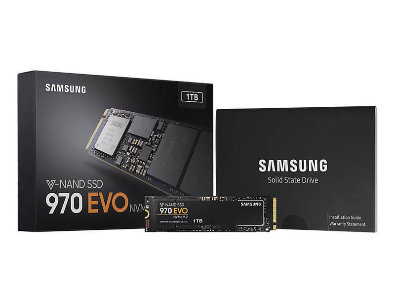 SSD Samsung 970 EVO 1000 GB M.2, SSD, Samsung, 970, EVO, 1000, GB, M.2