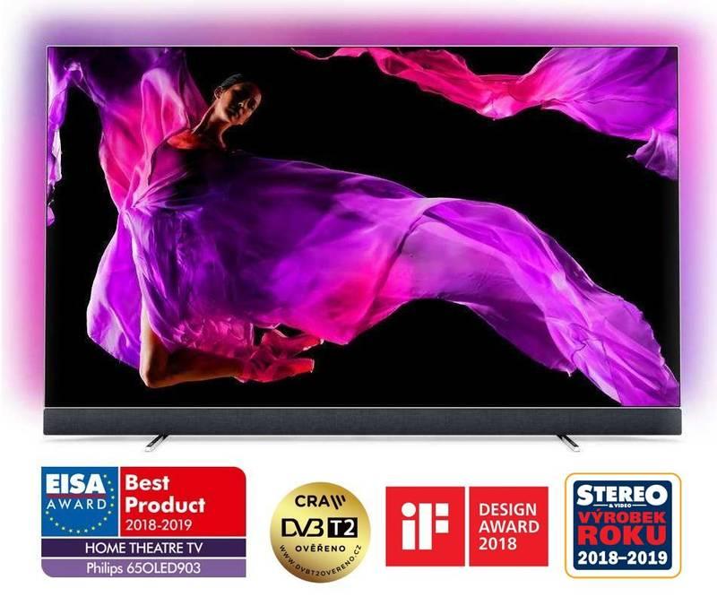 Televize Philips 65OLED903 stříbrná