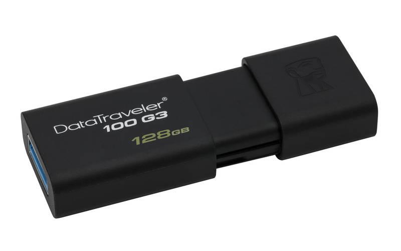 USB Flash Kingston DataTraveler 100 G3 256GB černý