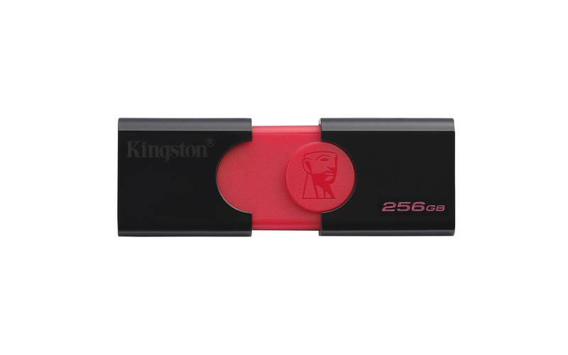 USB Flash Kingston DataTraveler 106 256GB černý červený