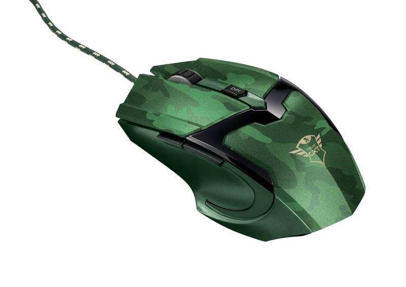 Myš Trust GXT Gaming 101D Gav - Junglle camo