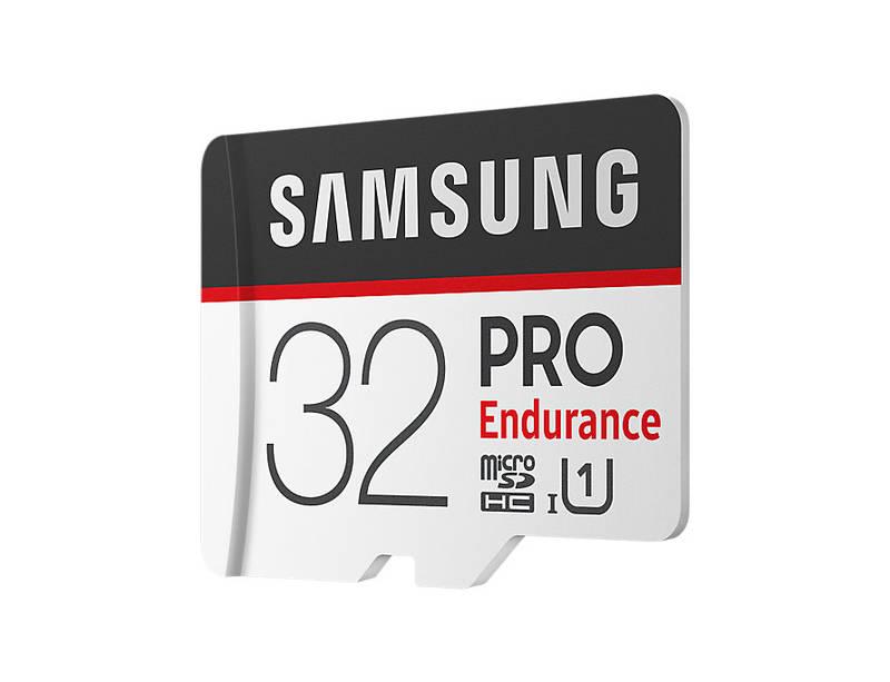 Paměťová karta Samsung Micro SDHC PRO endurance 32GB UHS-I U1 adapter, Paměťová, karta, Samsung, Micro, SDHC, PRO, endurance, 32GB, UHS-I, U1, adapter
