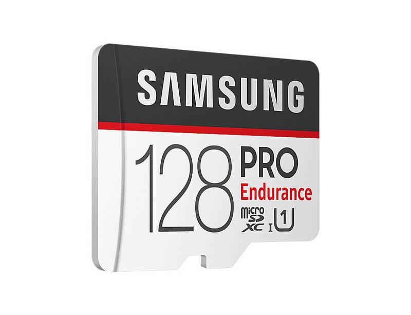 Paměťová karta Samsung Micro SDXC PRO endurance 128GB UHS-I U1 adapter, Paměťová, karta, Samsung, Micro, SDXC, PRO, endurance, 128GB, UHS-I, U1, adapter