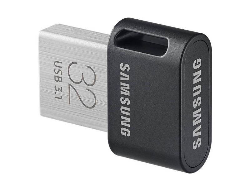 USB Flash Samsung Fit Plus 32GB černý, USB, Flash, Samsung, Fit, Plus, 32GB, černý
