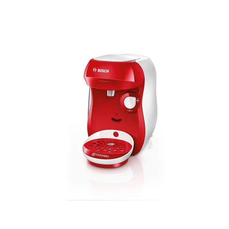 Espresso Bosch Tassimo Happy TAS1006 bílé červené