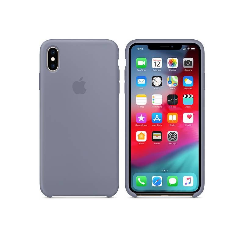 Kryt na mobil Apple Silicone Case pro iPhone Xs - levandulově šedý, Kryt, na, mobil, Apple, Silicone, Case, pro, iPhone, Xs, levandulově, šedý