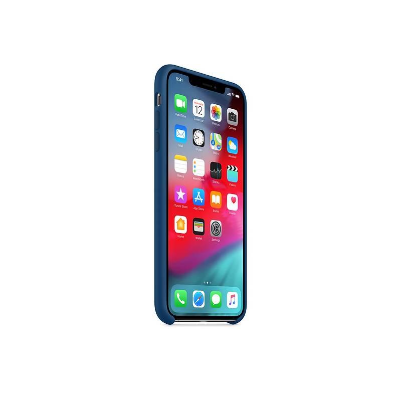 Kryt na mobil Apple Silicone Case pro iPhone Xs - podvečerně modrý, Kryt, na, mobil, Apple, Silicone, Case, pro, iPhone, Xs, podvečerně, modrý