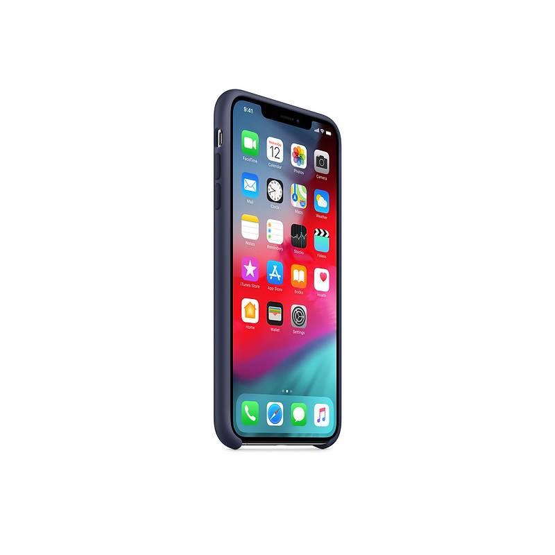 Kryt na mobil Apple Silicone Case pro iPhone Xs - půlnočně modrý, Kryt, na, mobil, Apple, Silicone, Case, pro, iPhone, Xs, půlnočně, modrý