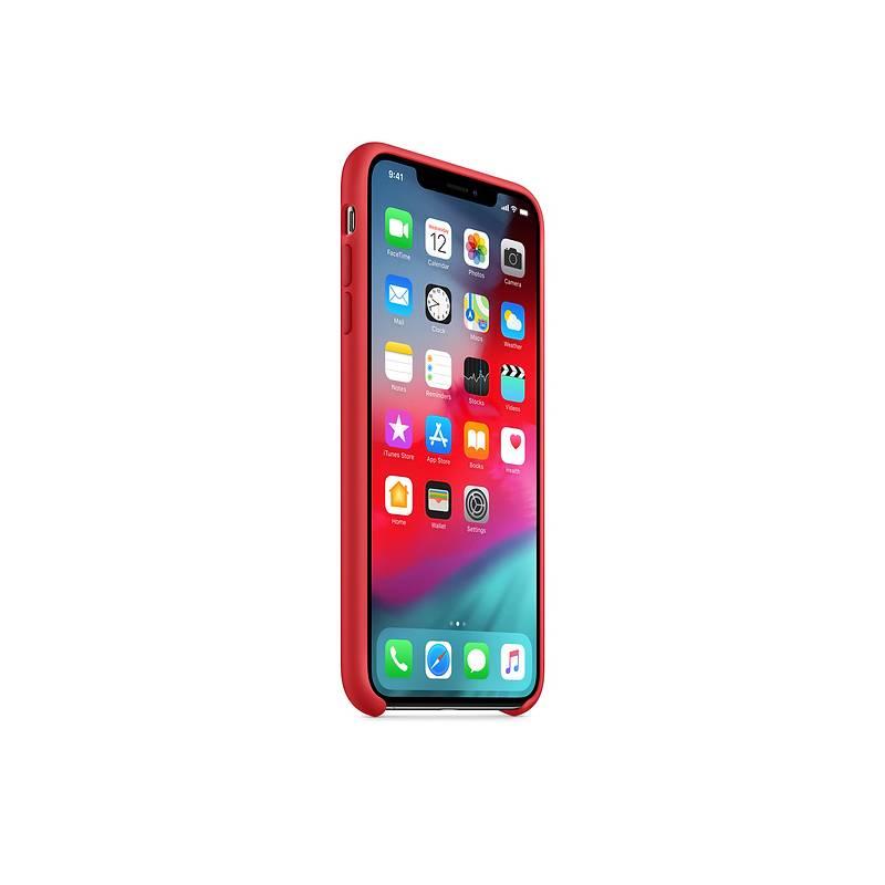 Kryt na mobil Apple Silicone Case pro iPhone Xs - RED červený, Kryt, na, mobil, Apple, Silicone, Case, pro, iPhone, Xs, RED, červený