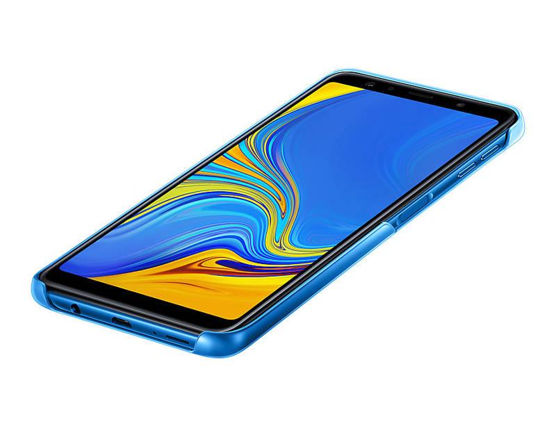 Kryt na mobil Samsung Gradation cover pro A7 modrý