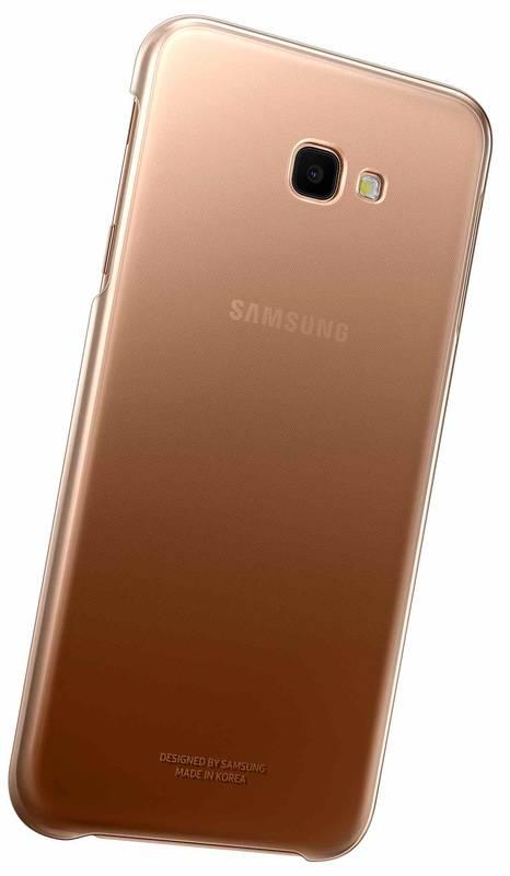 Kryt na mobil Samsung Gradation cover pro J4 zlatý
