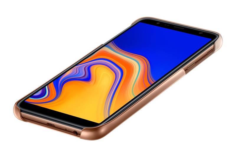 Kryt na mobil Samsung Gradation cover pro J4 zlatý