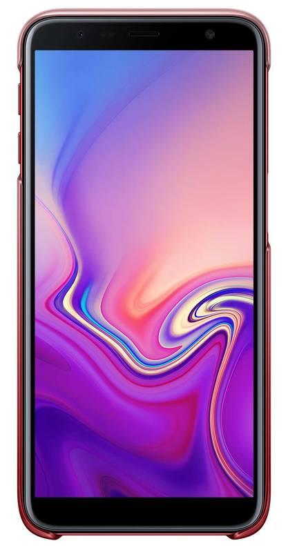 Kryt na mobil Samsung Gradation cover pro J6 červený