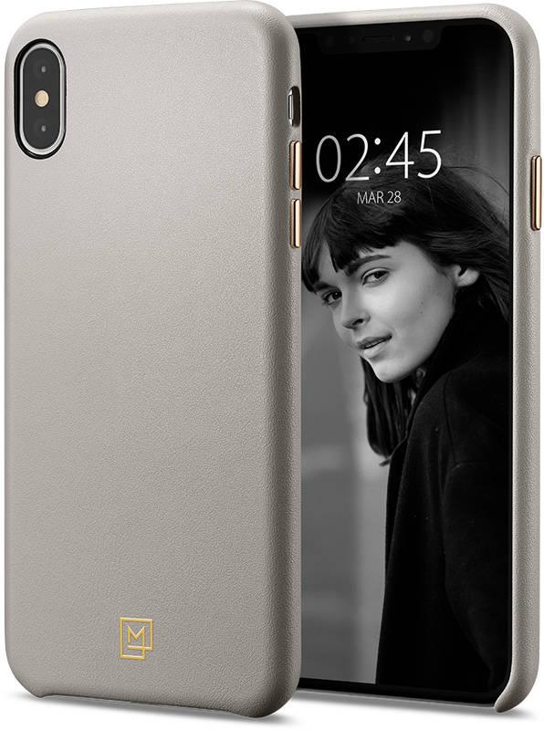 Kryt na mobil Spigen La Manon Calin pro Apple iPhone Xs Max béžový