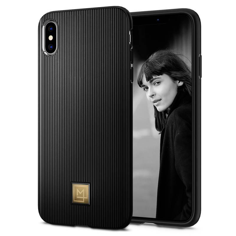 Kryt na mobil Spigen La Manon Classy pro Apple iPhone Xs Max černý