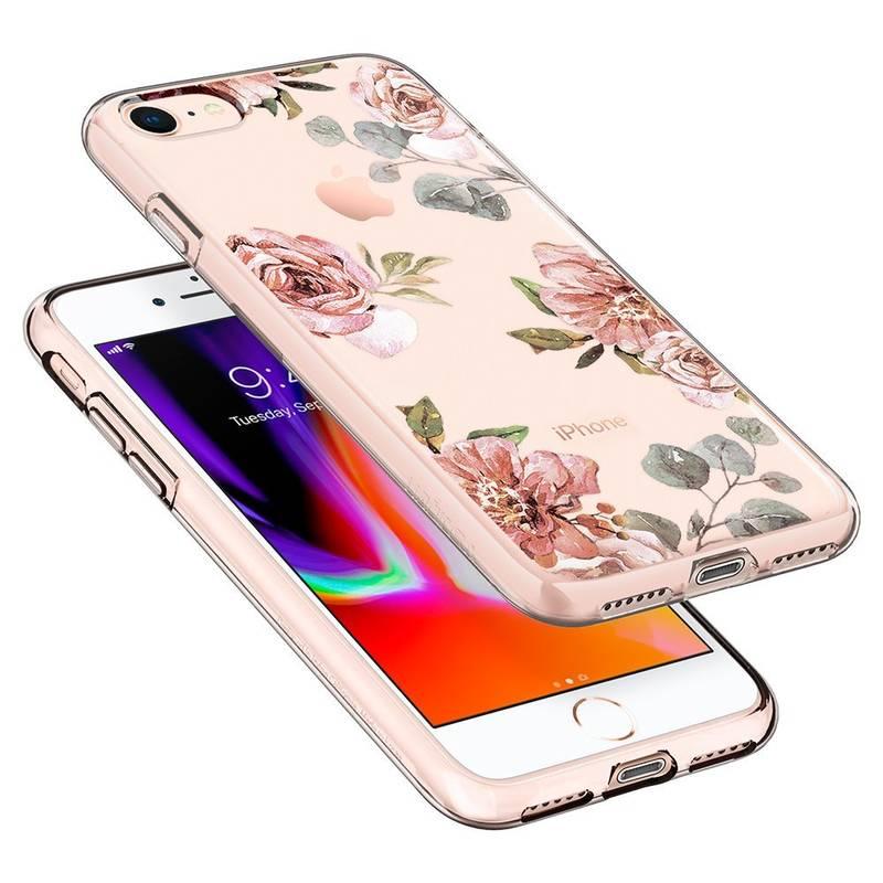 Kryt na mobil Spigen Liquid Crystal Aquarelle pro Apple iPhone 8 7 - růže, Kryt, na, mobil, Spigen, Liquid, Crystal, Aquarelle, pro, Apple, iPhone, 8, 7, růže